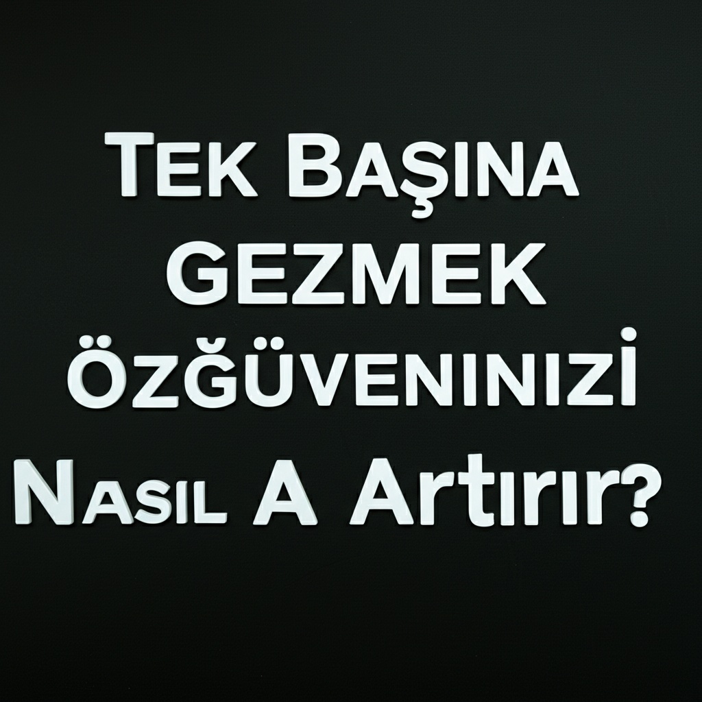 Tek Başına Gezmek Özgüveninizi Nasıl Artırır?